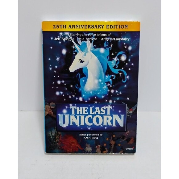 THE LAST UNICORN 25TH ANNIVERSARY EDITION DVD W SLIPCOVER NEW SEALED - Picture 1 of 5